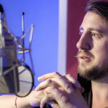 Ryan Inglis in the studio